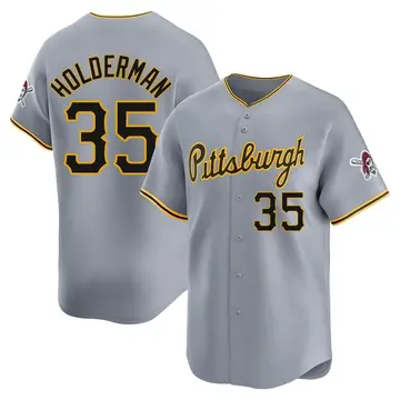 Colin Holderman Youth Pittsburgh Pirates Limited Away Jersey - Gray