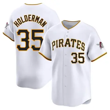 Colin Holderman Youth Pittsburgh Pirates Limited Home Jersey - White