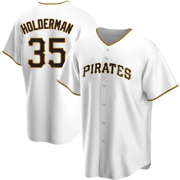 Colin Holderman Youth Pittsburgh Pirates Replica Home Jersey - White