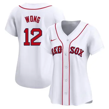 Connor Wong Women's Boston Red Sox Limited Home Jersey - White