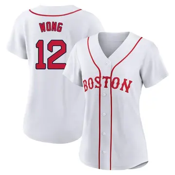 Connor Wong Women's Boston Red Sox Replica 2021 Patriots' Day Jersey - White