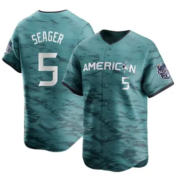 Corey Seager Men's Texas Rangers Limited American League Game 2023 All-Star Jersey - Teal
