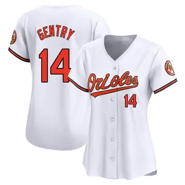 Craig Gentry Women's Baltimore Orioles Limited Home Jersey - White