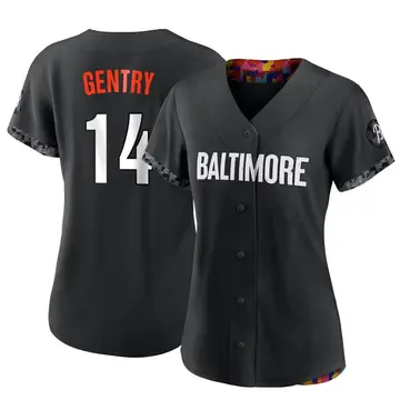 Craig Gentry Women's Baltimore Orioles Replica 2023 City Connect Jersey - Black