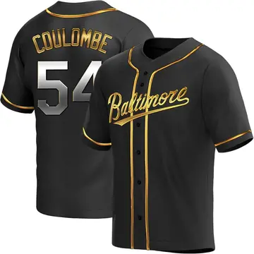 Danny Coulombe Youth Baltimore Orioles Replica Alternate Jersey - Black Golden