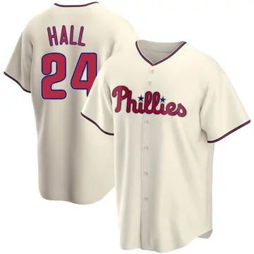 Darick Hall Men's Philadelphia Phillies Replica Alternate Jersey - Cream