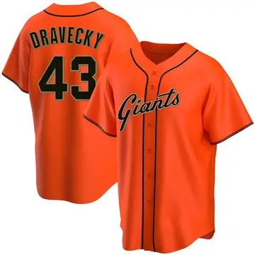 Dave Dravecky Youth San Francisco Giants Replica Alternate Jersey - Orange