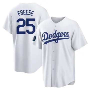 David Freese Youth Los Angeles Dodgers Replica 2024 World Tour Seoul Series Home Jersey - White