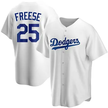 David Freese Youth Los Angeles Dodgers Replica Home Jersey - White