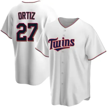David Ortiz Men's Minnesota Twins Replica Home Jersey - White