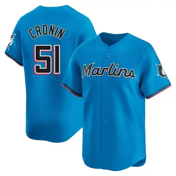 Declan Cronin Men's Miami Marlins Limited Alternate Jersey - Blue