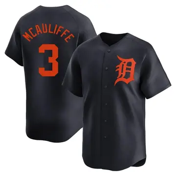 Dick Mcauliffe Youth Detroit Tigers Limited Alternate Jersey - Navy
