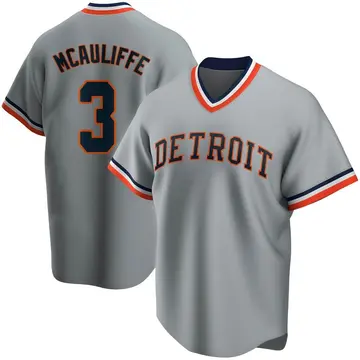 Dick Mcauliffe Youth Detroit Tigers Road Cooperstown Collection Jersey - Gray