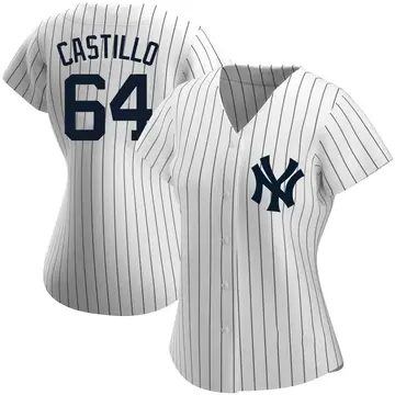 Diego Castillo Women's New York Yankees Authentic Home Name Jersey - White