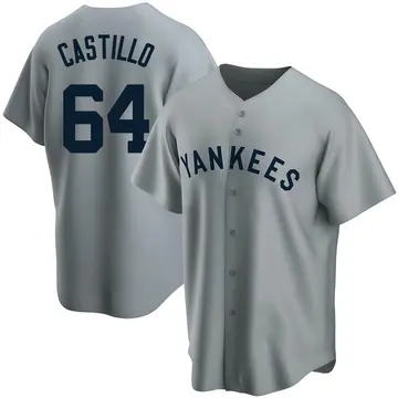 Diego Castillo Youth New York Yankees Replica Road Cooperstown Collection Jersey - Gray