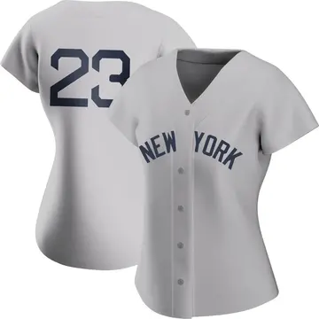 Don Mattingly Women's New York Yankees Authentic 2021 Field of Dreams Jersey - Gray
