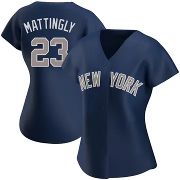 Don Mattingly Women's New York Yankees Replica Alternate Jersey - Navy