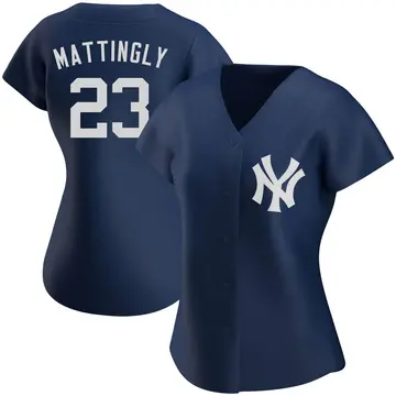 Don Mattingly Women's New York Yankees Replica Alternate Team Jersey - Navy