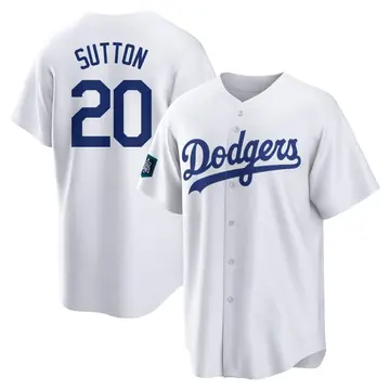 Don Sutton Youth Los Angeles Dodgers Replica 2024 World Tour Seoul Series Home Jersey - White