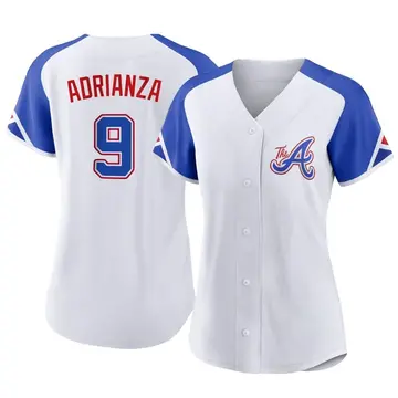 Ehire Adrianza Women's Atlanta Braves Authentic 2023 City Connect Jersey - White