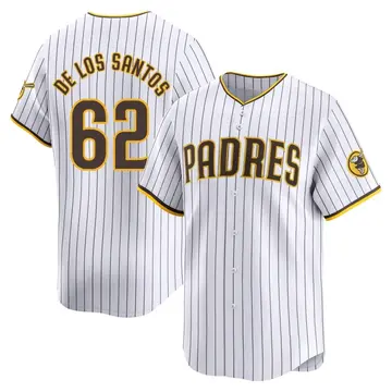 Enyel De Los Santos Men's San Diego Padres Limited Home Jersey - White