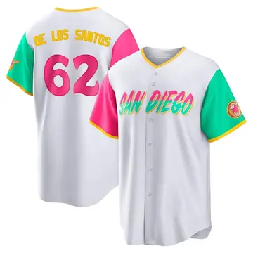 Enyel De Los Santos Men's San Diego Padres Replica 2022 City Connect Jersey - White