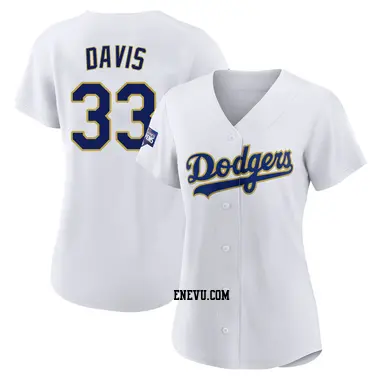Eric Gagne Women's Los Angeles Dodgers Authentic 2021 Gold Program Player Jersey - White/Gold