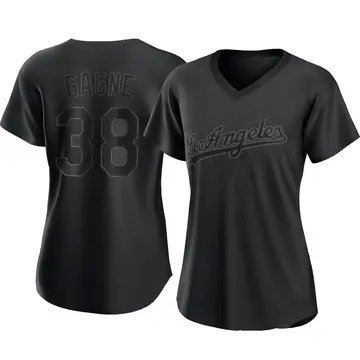 Eric Gagne Women's Los Angeles Dodgers Authentic Pitch Fashion Jersey - Black