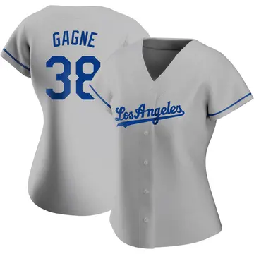 Eric Gagne Women's Los Angeles Dodgers Authentic Road Jersey - Gray