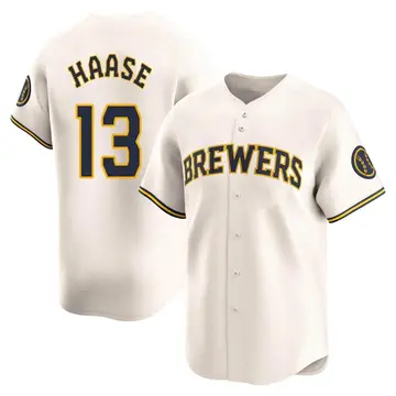 Eric Haase Youth Milwaukee Brewers Limited Home Jersey - Cream