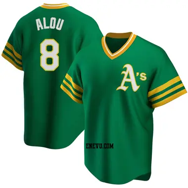 Felipe Alou Youth Oakland Athletics Replica R Kelly Road Cooperstown Collection Jersey - Green