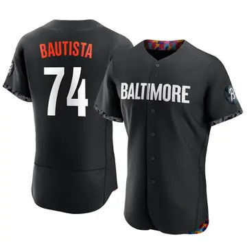 Felix Bautista Men's Baltimore Orioles Authentic 2023 City Connect Jersey - Black