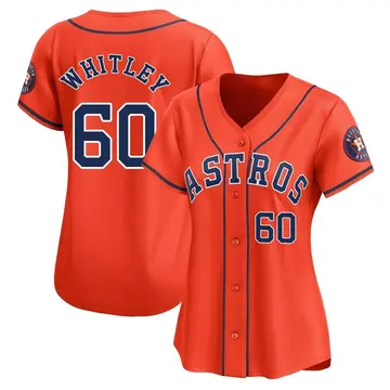 Forrest Whitley Women's Houston Astros Limited Alternate Jersey - Orange