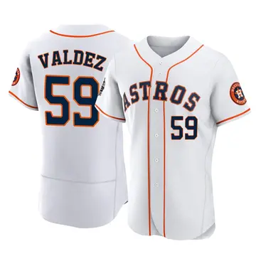 Framber Valdez Men's Houston Astros Authentic 2022 World Series Home Jersey - White