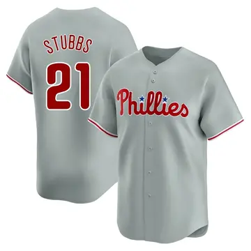 Garrett Stubbs Men's Philadelphia Phillies Limited Away Jersey - Gray