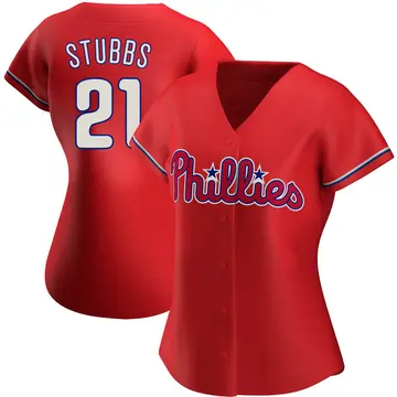 Garrett Stubbs Women's Philadelphia Phillies Authentic Alternate Jersey - Red
