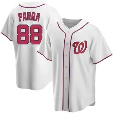 Gerardo Parra Men's Washington Nationals Replica Home Jersey - White