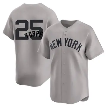 Gleyber Torres Men's New York Yankees Limited Away 2nd Jersey - Gray