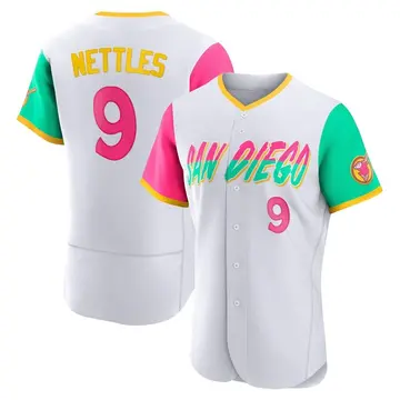 Graig Nettles Men's San Diego Padres Authentic 2022 City Connect Jersey - White