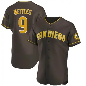 Graig Nettles Men's San Diego Padres Authentic Road Jersey - Brown
