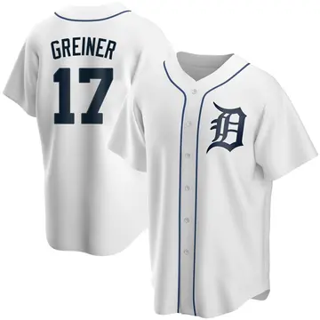 Grayson Greiner Youth Detroit Tigers Replica Home Jersey - White
