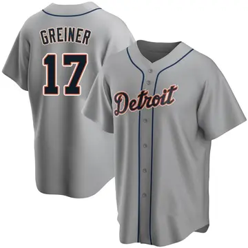 Grayson Greiner Youth Detroit Tigers Replica Road Jersey - Gray