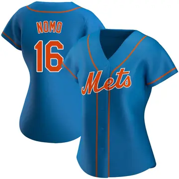 Hideo Nomo Women's New York Mets Authentic Alternate Jersey - Royal