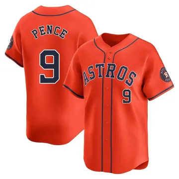 Hunter Pence Men's Houston Astros Limited Alternate Jersey - Orange