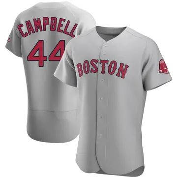 Isaiah Campbell Men's Boston Red Sox Authentic Road Jersey - Gray