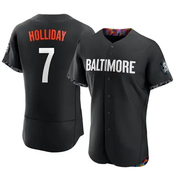 Jackson Holliday Men's Baltimore Orioles Authentic 2023 City Connect Jersey - Black
