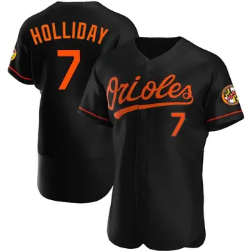 Jackson Holliday Men's Baltimore Orioles Authentic Alternate Jersey - Black