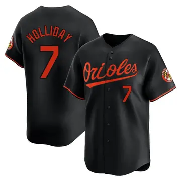 Jackson Holliday Men's Baltimore Orioles Limited Alternate Jersey - Black
