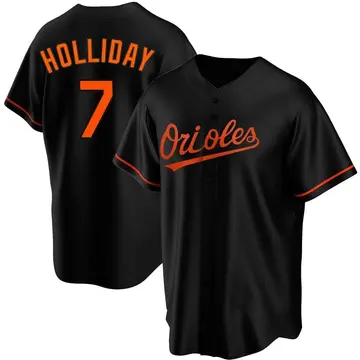 Jackson Holliday Men's Baltimore Orioles Replica Alternate Jersey - Black