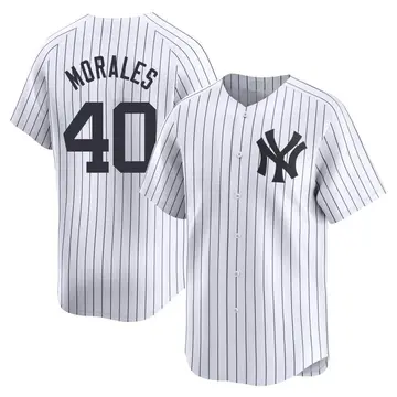 Jacob Morales Men's New York Yankees Limited Yankee Home Jersey - White